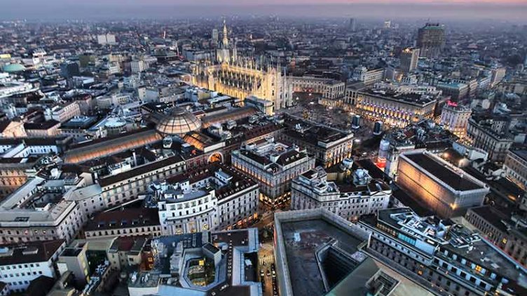Sky View of Europe