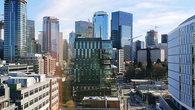 Multiple apartments and buildings in City