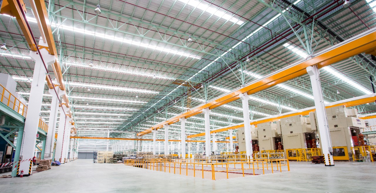 Steel mill factory
